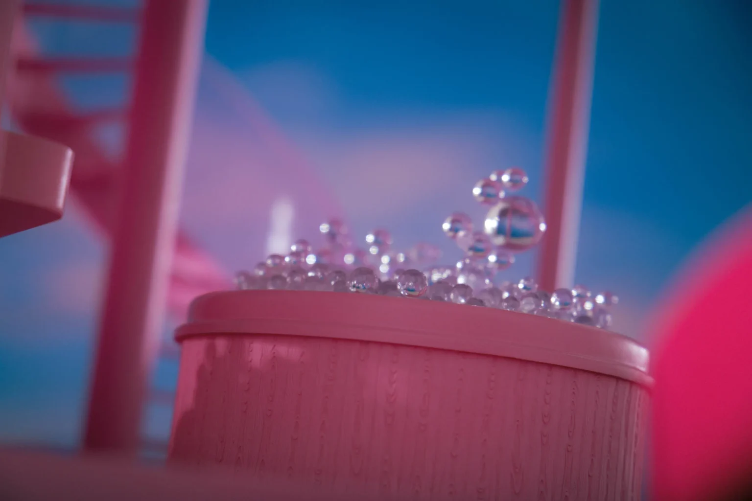 Bañera de Barbie's Dreamhouse en impresión 3D.