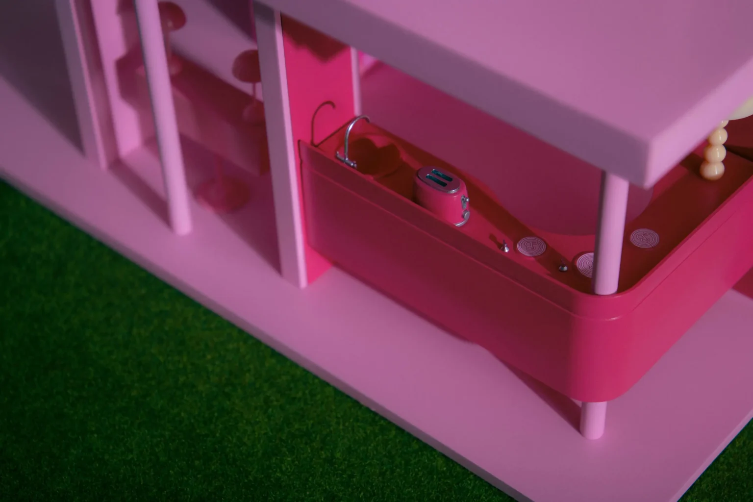 Picado de la cocina de Barbie's Dreamhouse en impresión 3D.