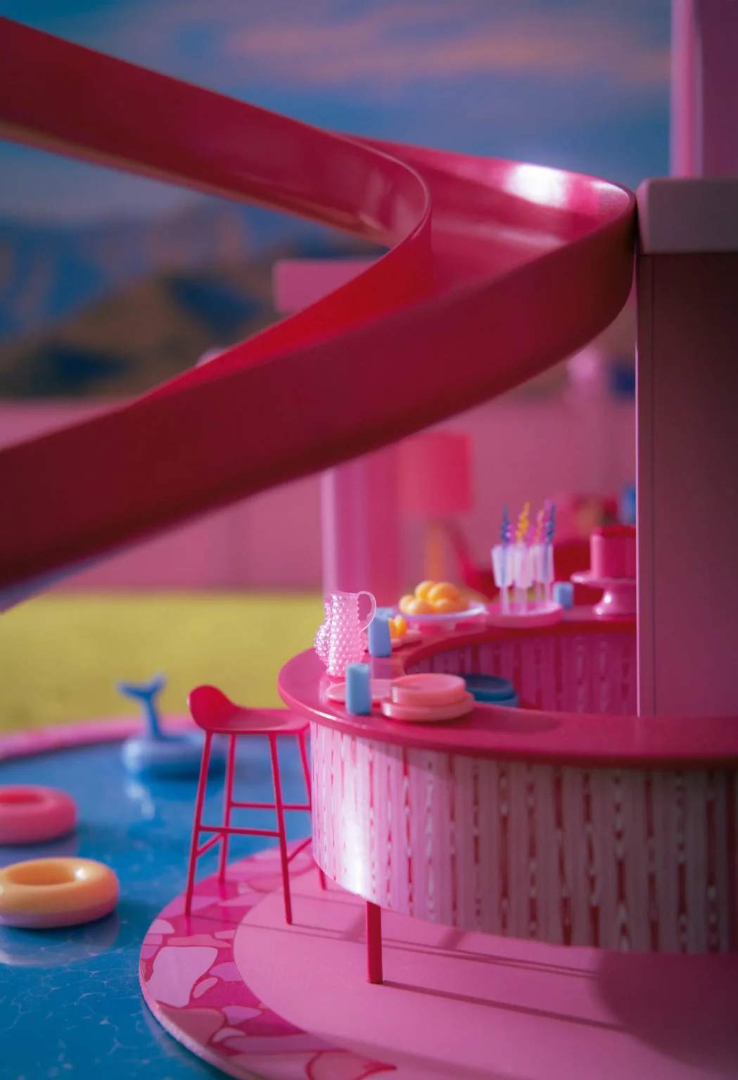Barra de bar de Barbie's Dreamhouse en impresión 3D.