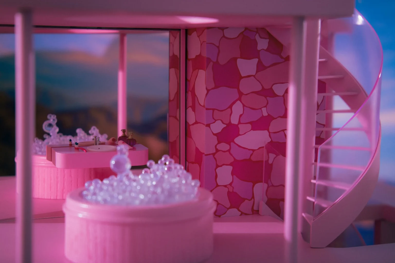 Baño Barbie's Dreamhouse en impresión 3D.